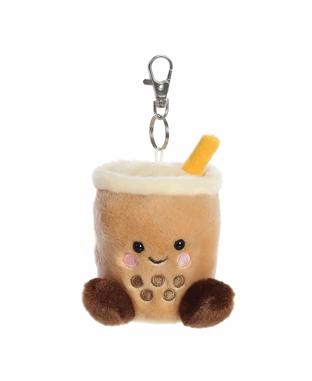 Aurora Mini Milky Tea Boba Palm Pals Adorable Clip-On Brown 4" - Brown | Macy's