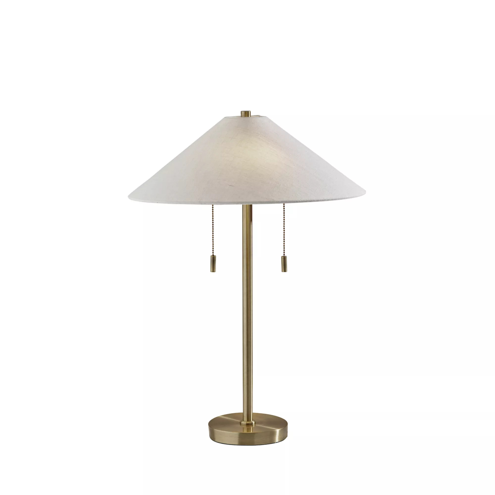 ADESSO Claremont Modern Table Lamp with Adjustable Pull Chains | Kohl's