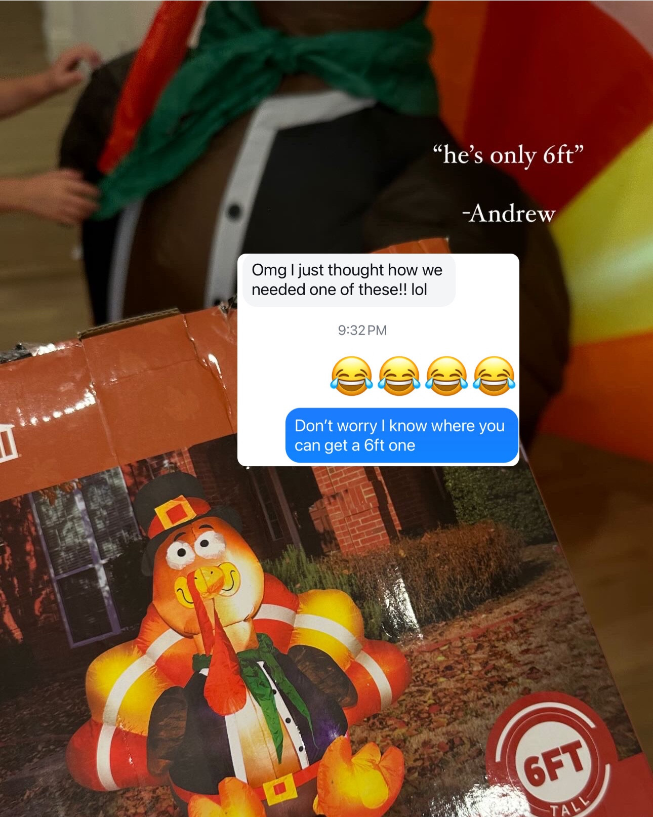 one day you have standards, the next a 6ft inflatable turkey…
🦃



@Morgan.Speiser 
inflatable turkey, thanksgiving yard decor, holiday yard decor, thanksgiving stuff. 

#LTKSeasonal #LTKVideo #LTKHoliday