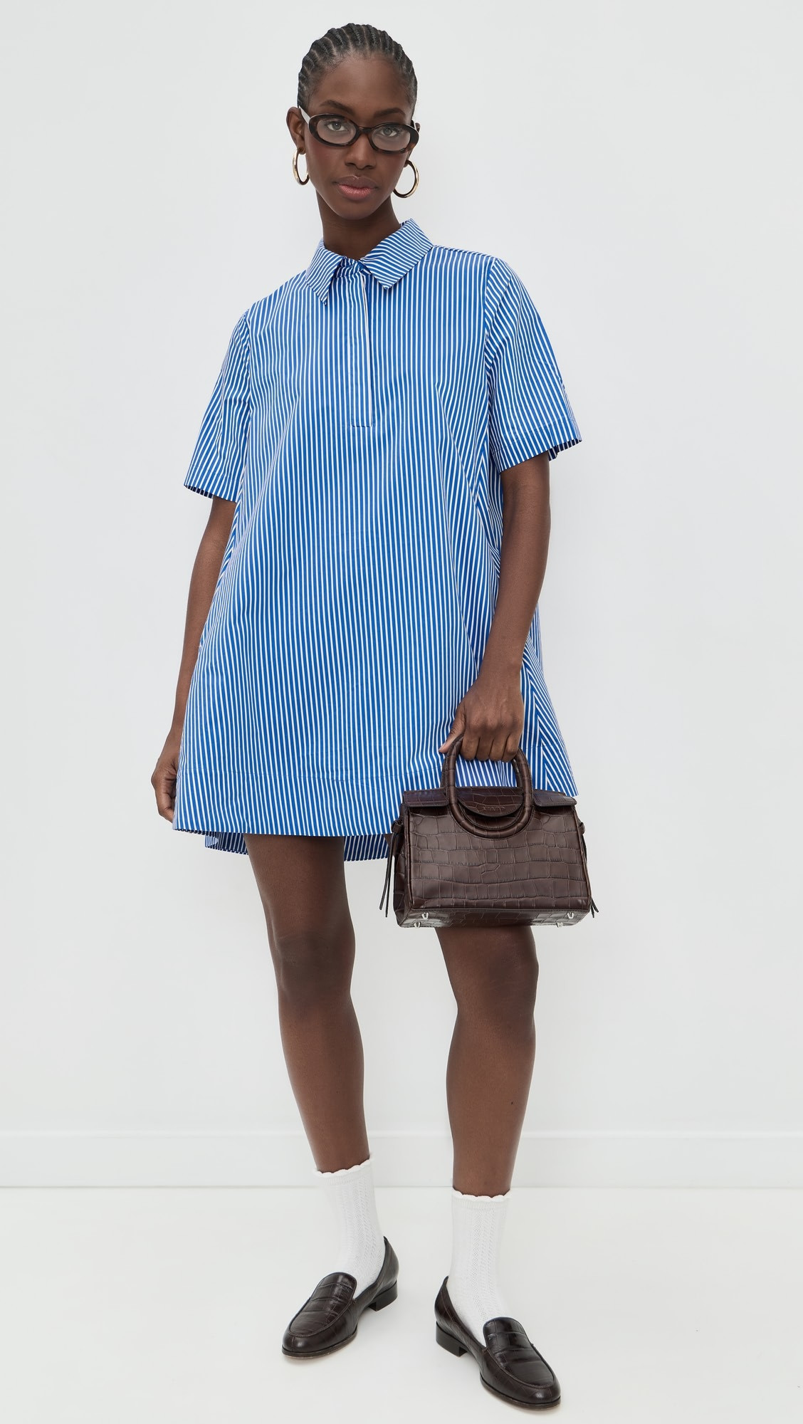 A-line Short Sleeve Shirt Dress | Shopbop