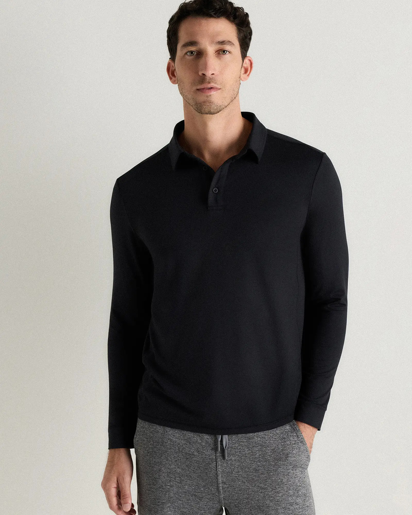 Flowknit Breeze Performance Long Sleeve Polo | Quince