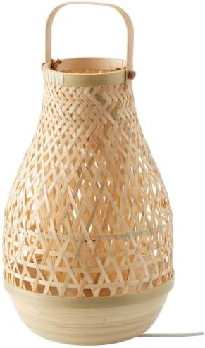 IKEA MISTERHULT 8.6 Wats 14" LED Bulb Bamboo Table Lamp | Amazon (US)
