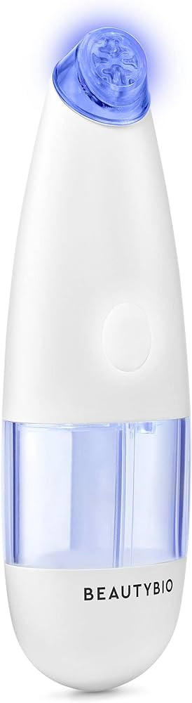 BeautyBio GLOfacial Hydro-Infusion Deep Pore Cleansing + Blue LED Clarifying Tool | Amazon (US)