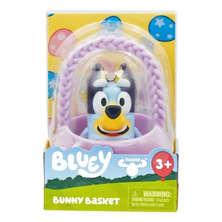 Bluey Bunny Basket Mini Figure, 2..5 inch Figure with Basket, Ages 3+, Styles Vary | Walmart (US)
