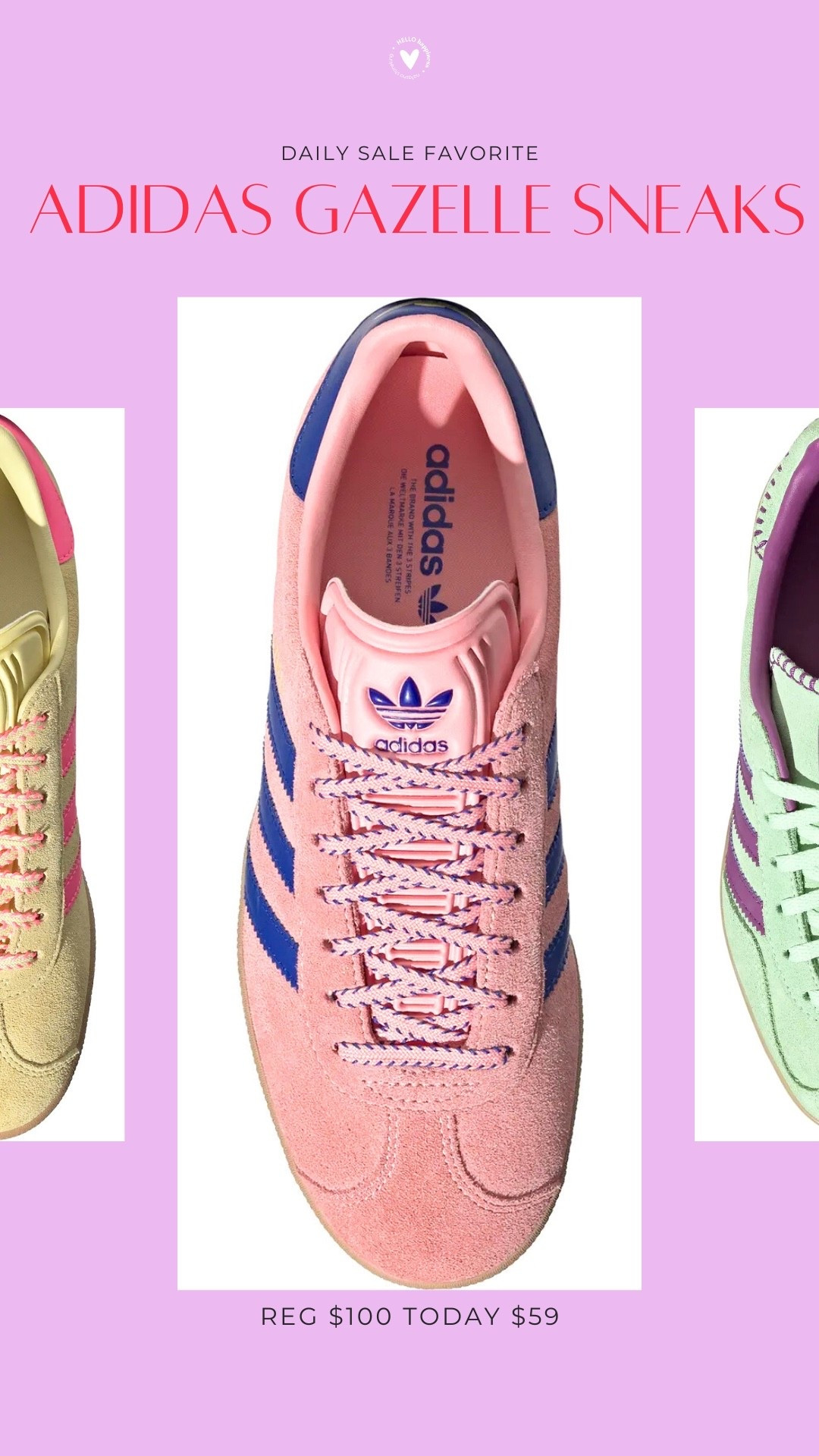 daily sale fav | adidas gazelle sneakers 

#LTKSaleAlert