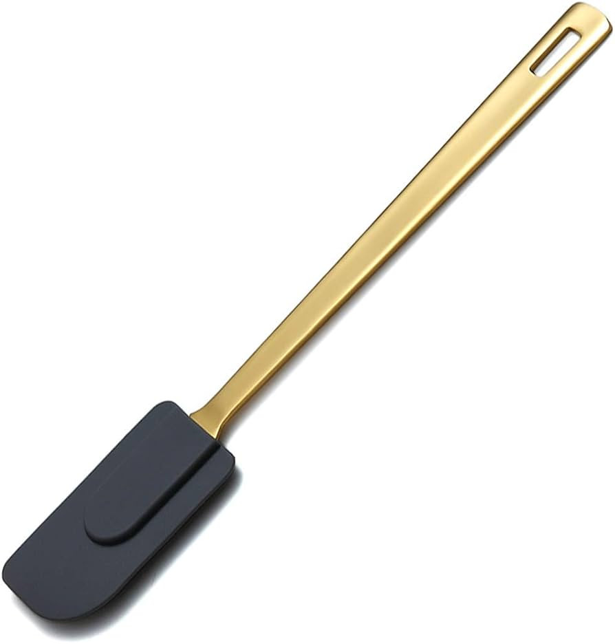 Gold Silicone Spatulas, Berglander Flexible Scrapers Baking Mixing Tool With Titanium Gold Platin... | Amazon (US)