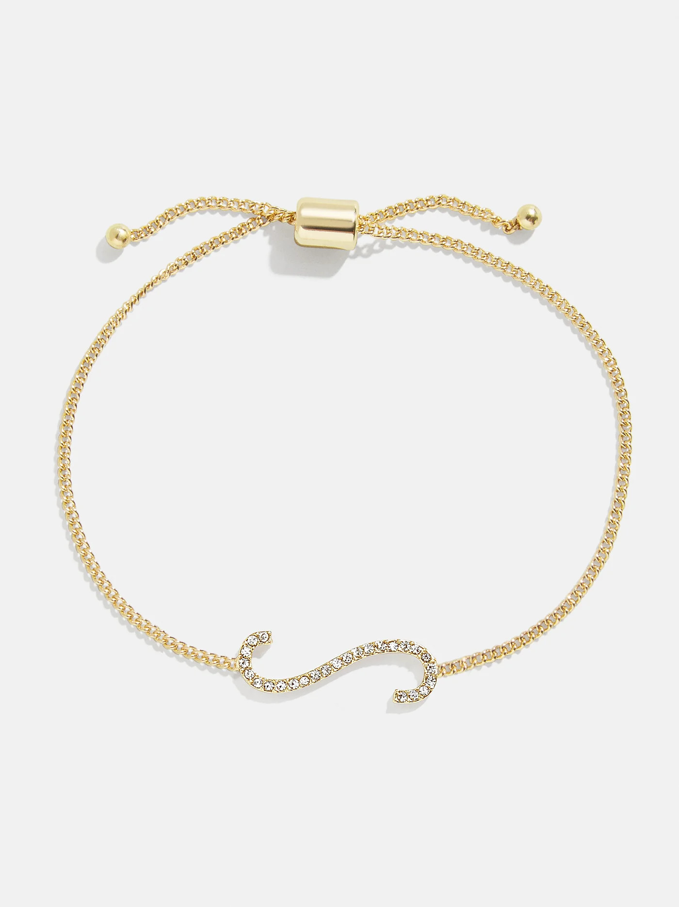 East West Initial Bracelet - Gold/Pavé | BaubleBar (US)
