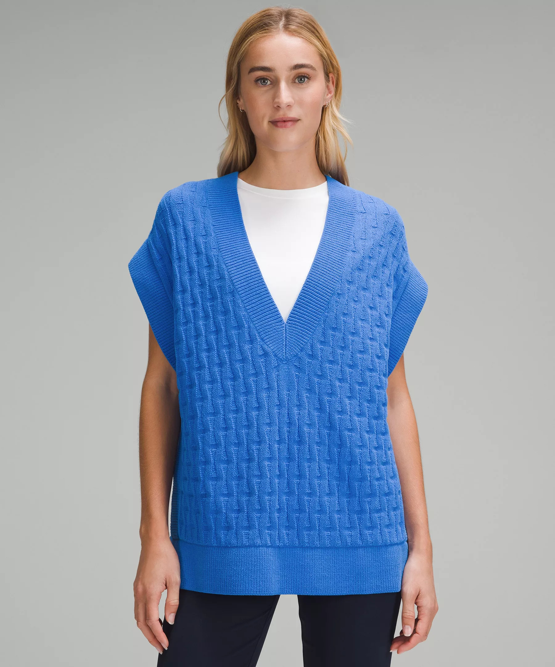 Cable-Knit Relaxed-Fit Sweater Vest | Women's Hoodies & Sweatshirts | lululemon | Lululemon (US)