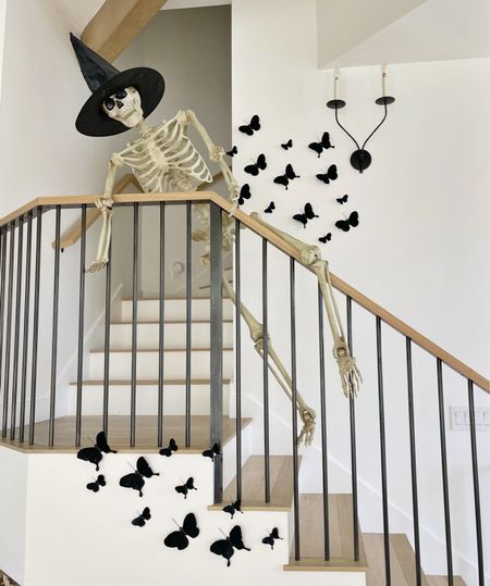 H O M E \ Halloween decor for your staircase - skeleton, witch hat and black butterflies 💀

Amazon finds 

#LTKHalloween #LTKhome