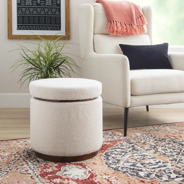 Thurleigh Upholstered Storage Ottoman | Wayfair North America