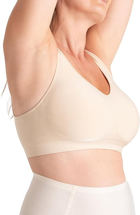 SHAPERMINT Bralettes for Women with Support - Adjustable Wireless Support Bra, Full Coverage No U... | Amazon (US)