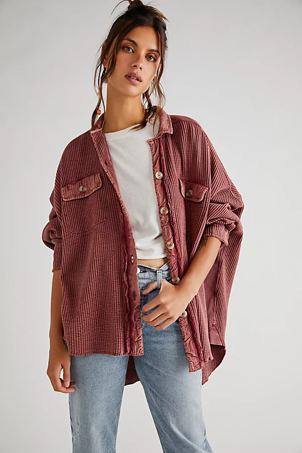 FP One Scout Jacket by FP One at Free People, Rose Smoke, XL | Free People (Global - UK&FR Excluded)