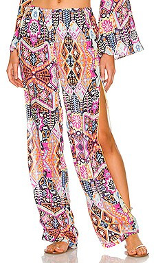 Luli Fama Maracuya Kisses Split Side Wide Leg Pant in Multicolor from Revolve.com | Revolve Clothing (Global)