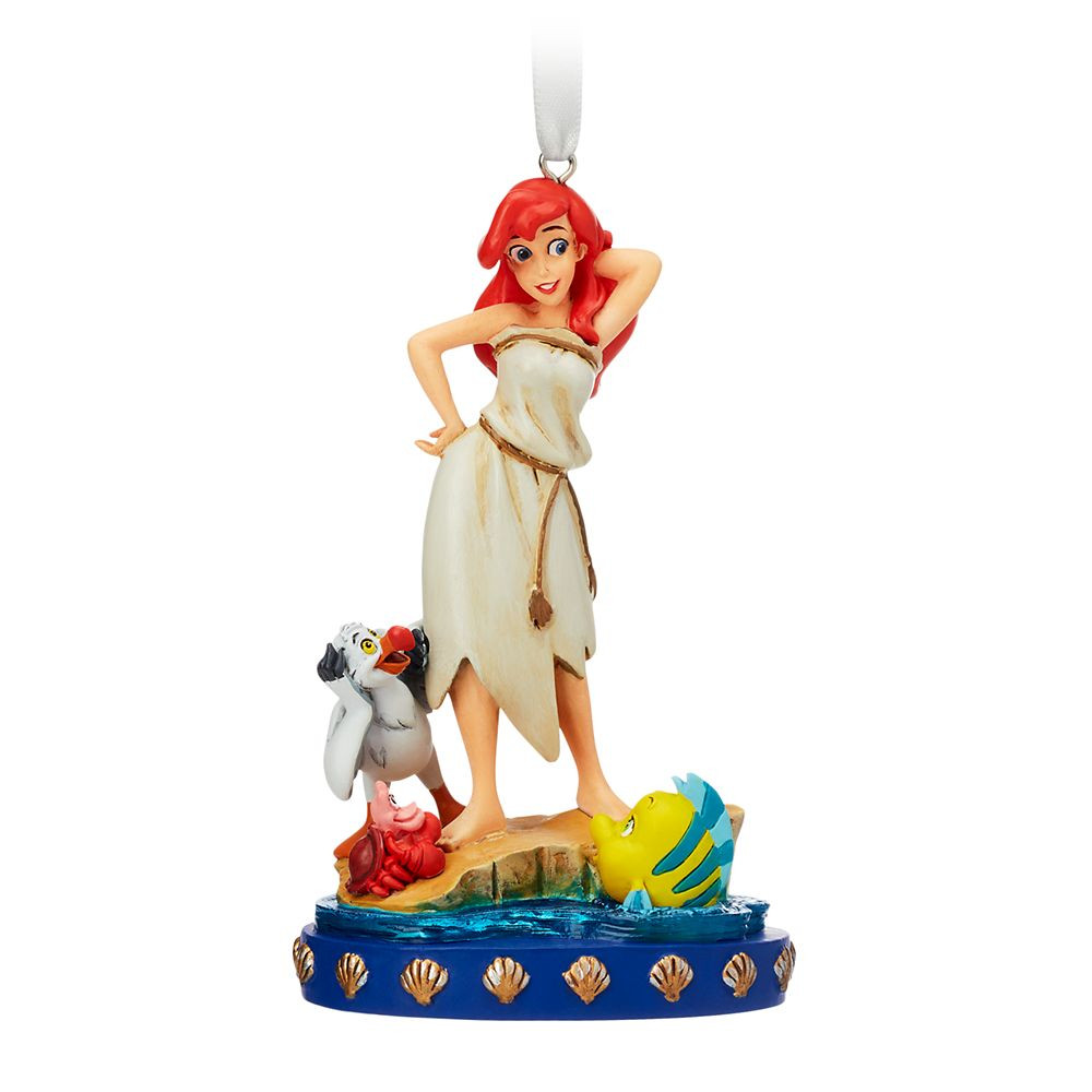 Ariel and Friends Fairytale Moments Sketchbook Ornament – The Little Mermaid | Disney Store