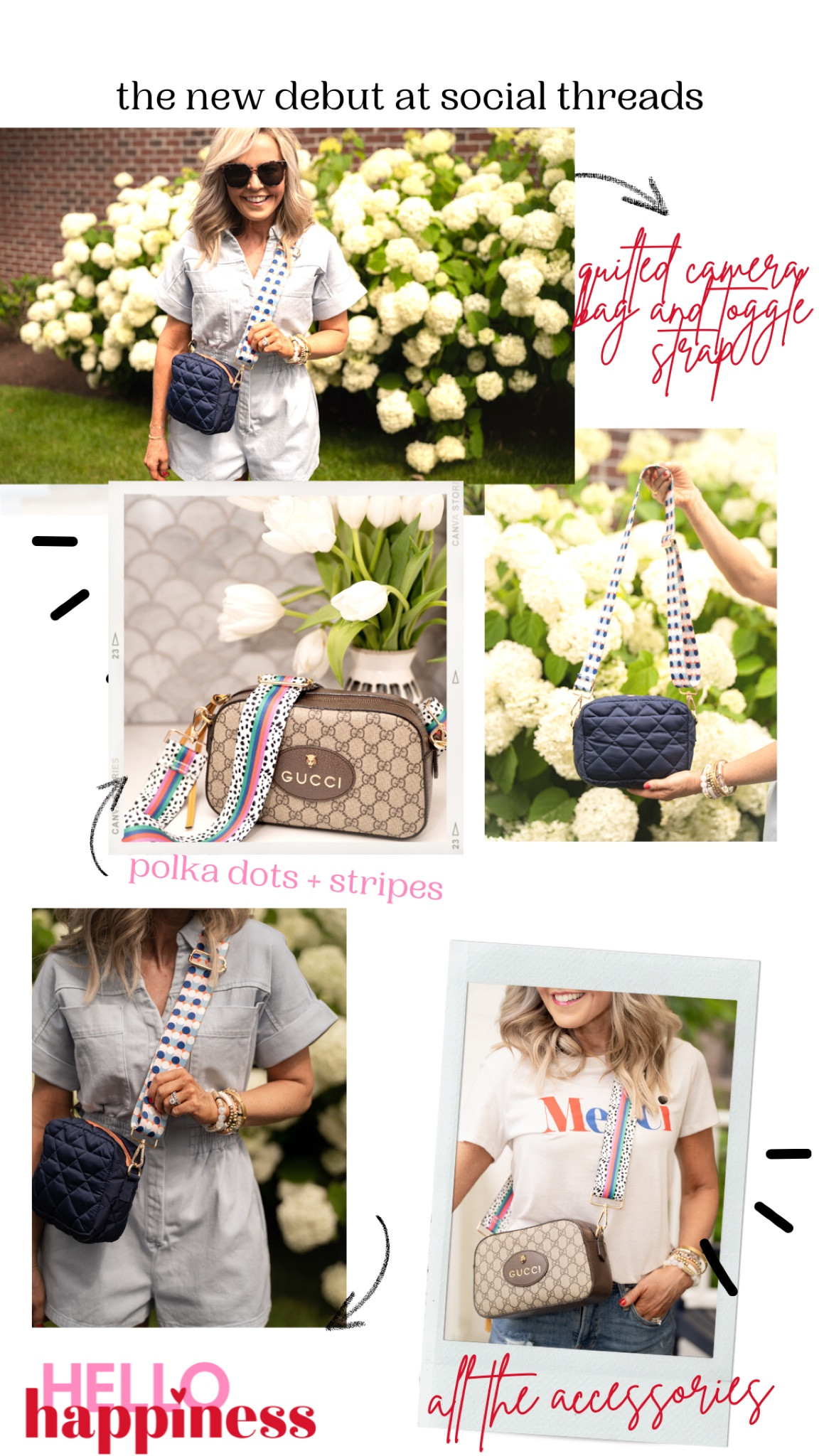 my latest collab with social threads is here!!! the all new camera bag + toggle strap duo AND an all new dot + stripe strap = summertime accessories that make every ensemble way more fun!! 


#LTKSeasonal #LTKunder100 #LTKstyletip