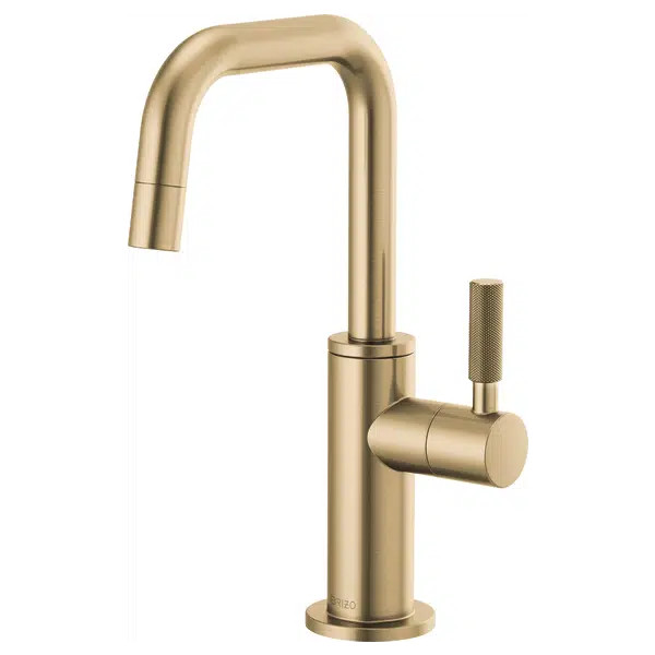 Litze® Beverage Faucet with Square Spout and Knurled Handle | Wayfair North America