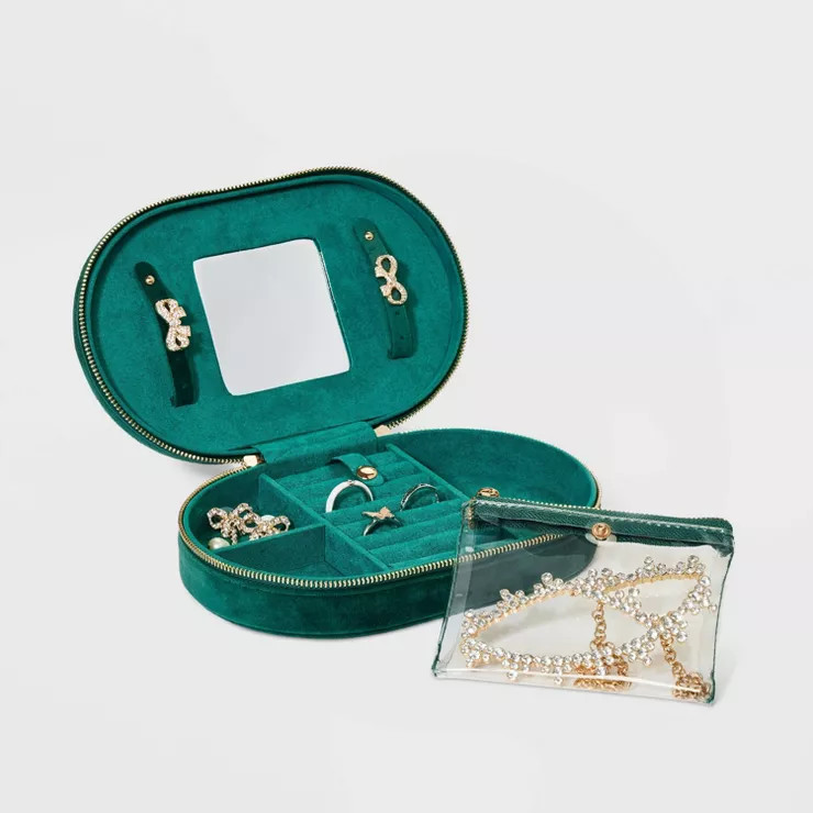 Oval Zippered Jewelry Organizer - A New Day™ | Target