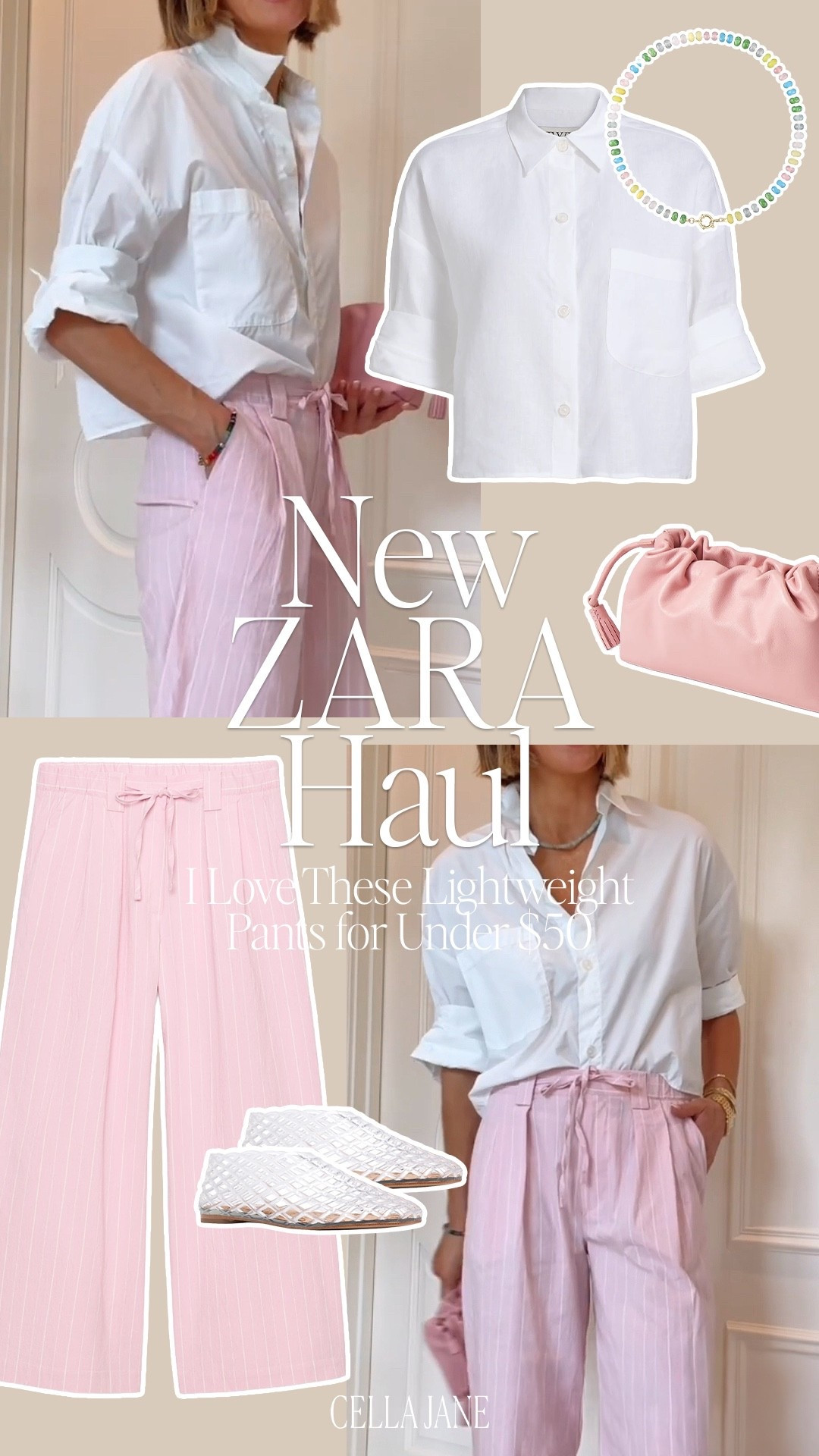 Love these lightweight pants from @Zara

I’m wearing an XS and they are UNDER $50!

#LTKsummer #LTKstyletip
