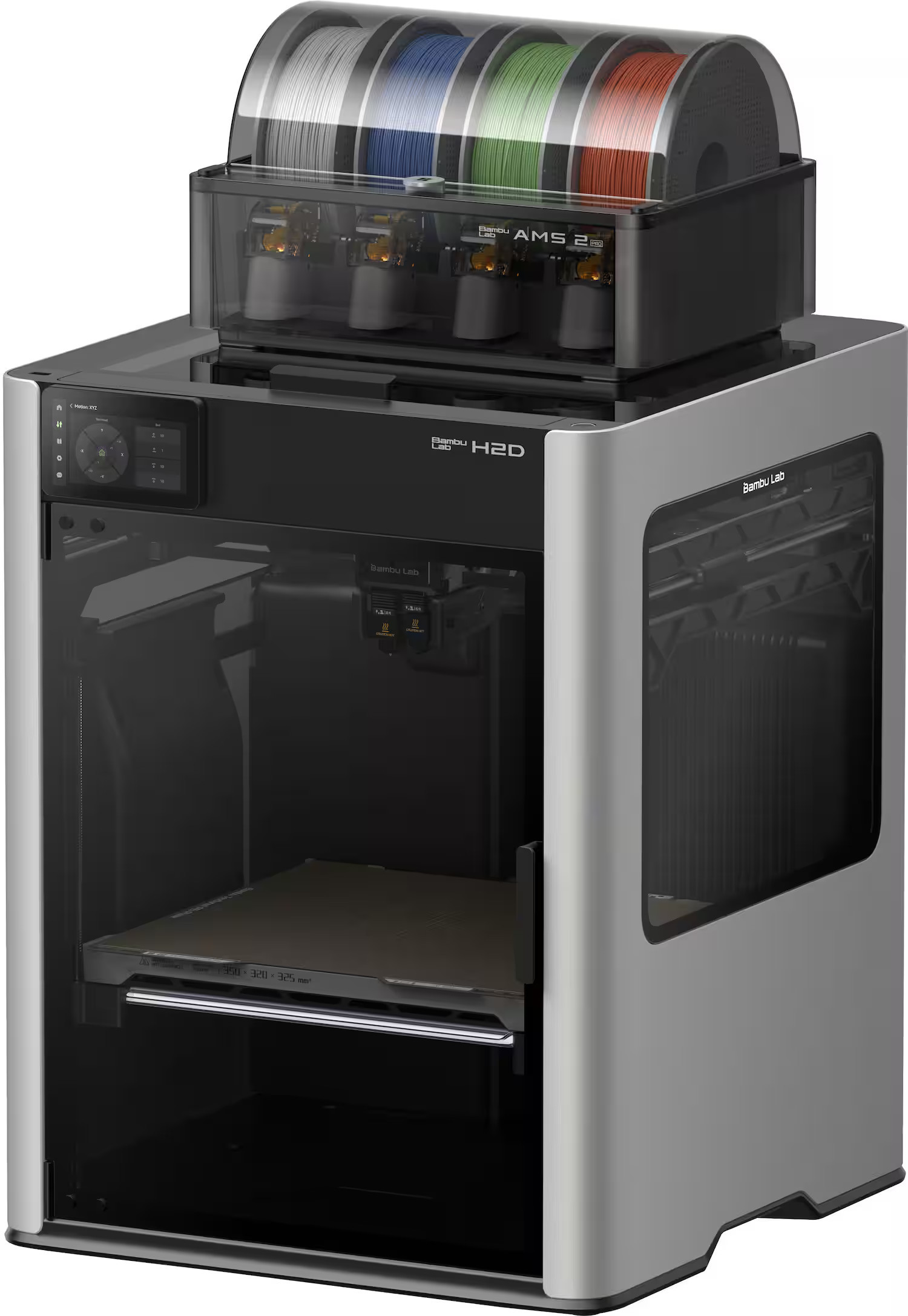Bambu Lab - H2D AMS Combo 3D Printer - Silver | Best Buy U.S.