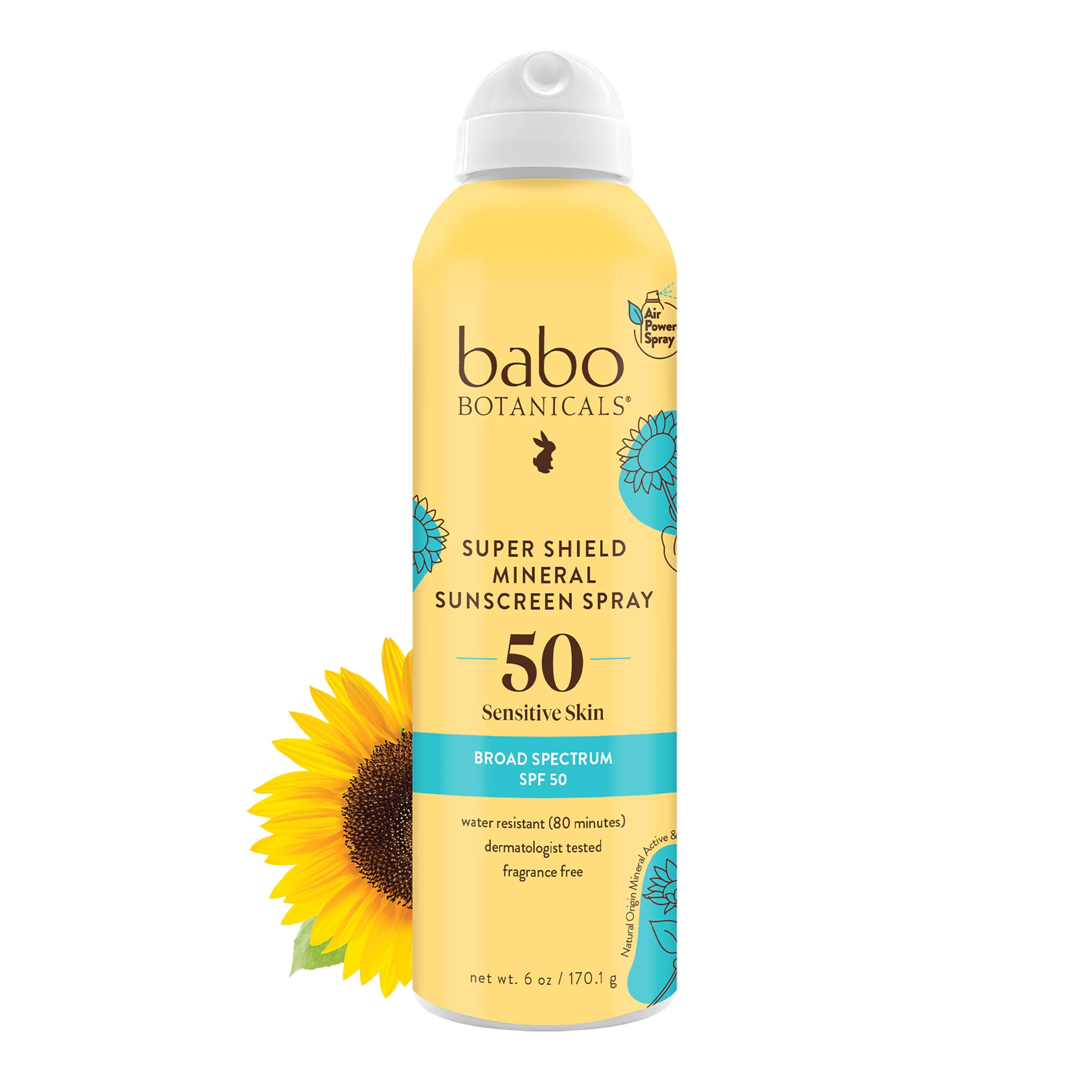 Babo Botanicals Super Shield Mineral Sunscreen Spray SPF 50 with natural origin zinc oxide & tita... | Amazon (US)