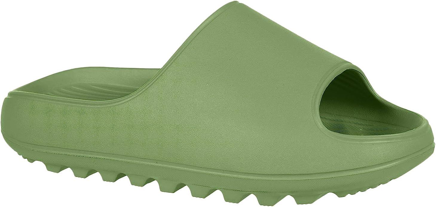 Litfun Platform Pillow Slide Sandals for Men Women Lightweight Open Toe Shower Shoes | Amazon (US)