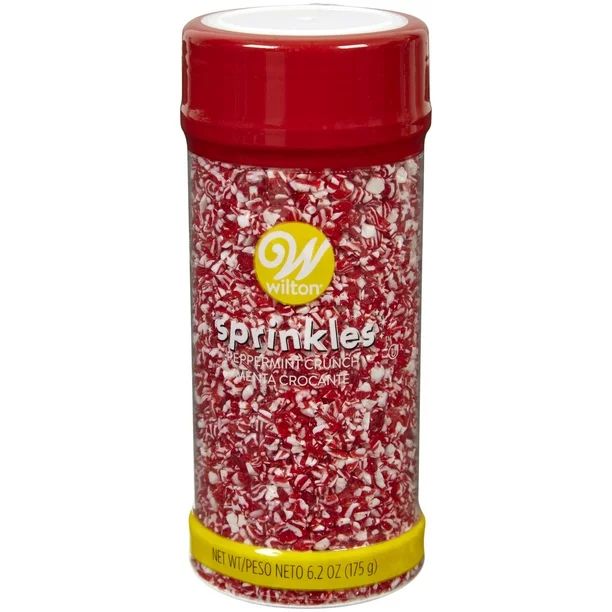Wilton Peppermint Crunch Sprinkles, 6.2 oz. Crushed Peppermint Candy - Walmart.com | Walmart (US)