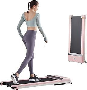 UMAY Under Desk Treadmill Without Assembling for Home & Office with Foldable Wheels, Small Walkin... | Amazon (US)