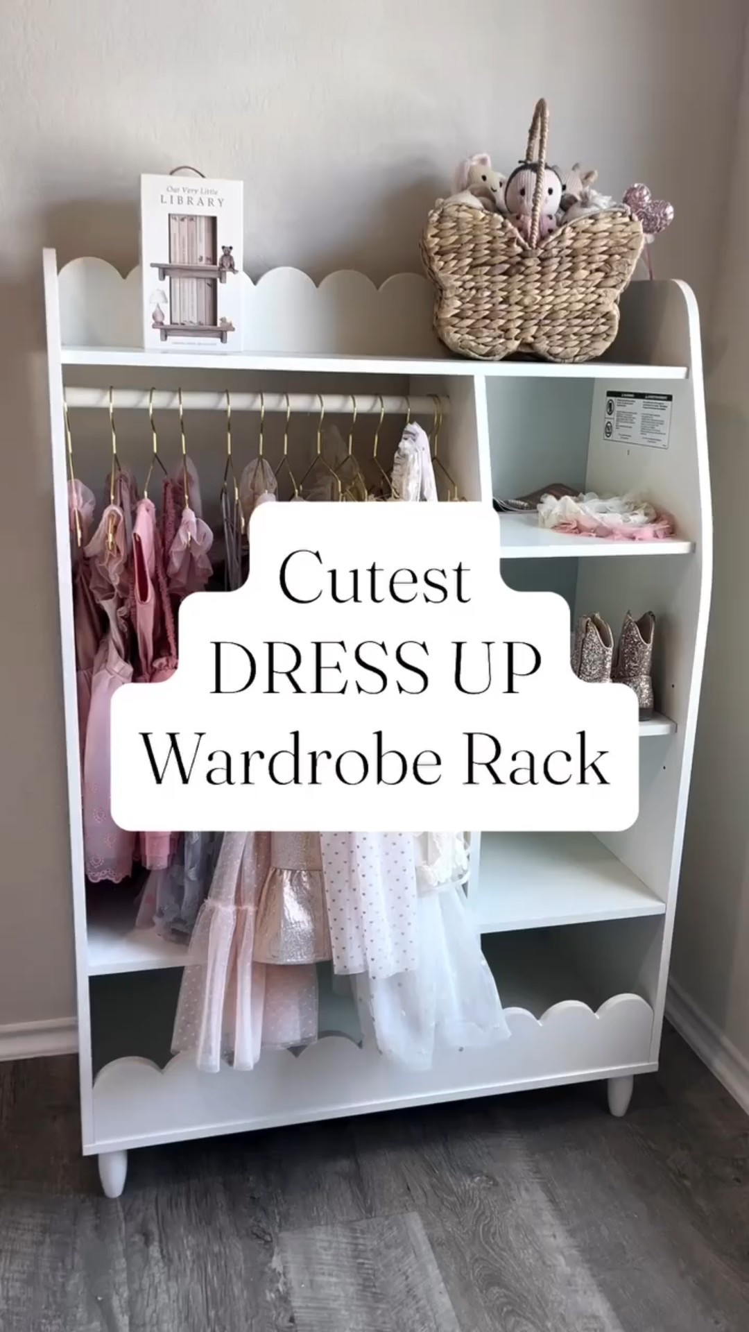 If your daughter loves dressing up like mine you have to check out this beautiful scalloped wardrobe 🩷 

This has been one of the best things we have ever gotten for my daughter, she plays with it multiple times a day! She loves dressing up like a princess, picking out her shoes , accessories & twirling around in dress after dress. 🥹 Watching her imagine go wild and even introducing her baby sister to dressing up is the sweetest thing. I cannot say enough good things about this, it’s extremely high quality for the price and I know will be an heirloom piece as my girls get older! 

Dresses are from @shop_noralee 🤍

#dressupcorner #pretendplayfun #playroomideas #toddlermusthaves #kidstorageideas #girlmomlife #playroominspo #kidsroomgoals #momfinds #heavenlylittlethings #targetfinds #organizedchaos #princessplaytime #magicalchildhood #letthembelittle #imaginativeplay #momlifeunfiltered #toddlerjoy #amazonfinds #targetfinds #imagination #girly #dressup #toddler #toddlerlife #girls #girlmom #wardrobe #play#LTKFamily 

#LTKKids #LTKBaby