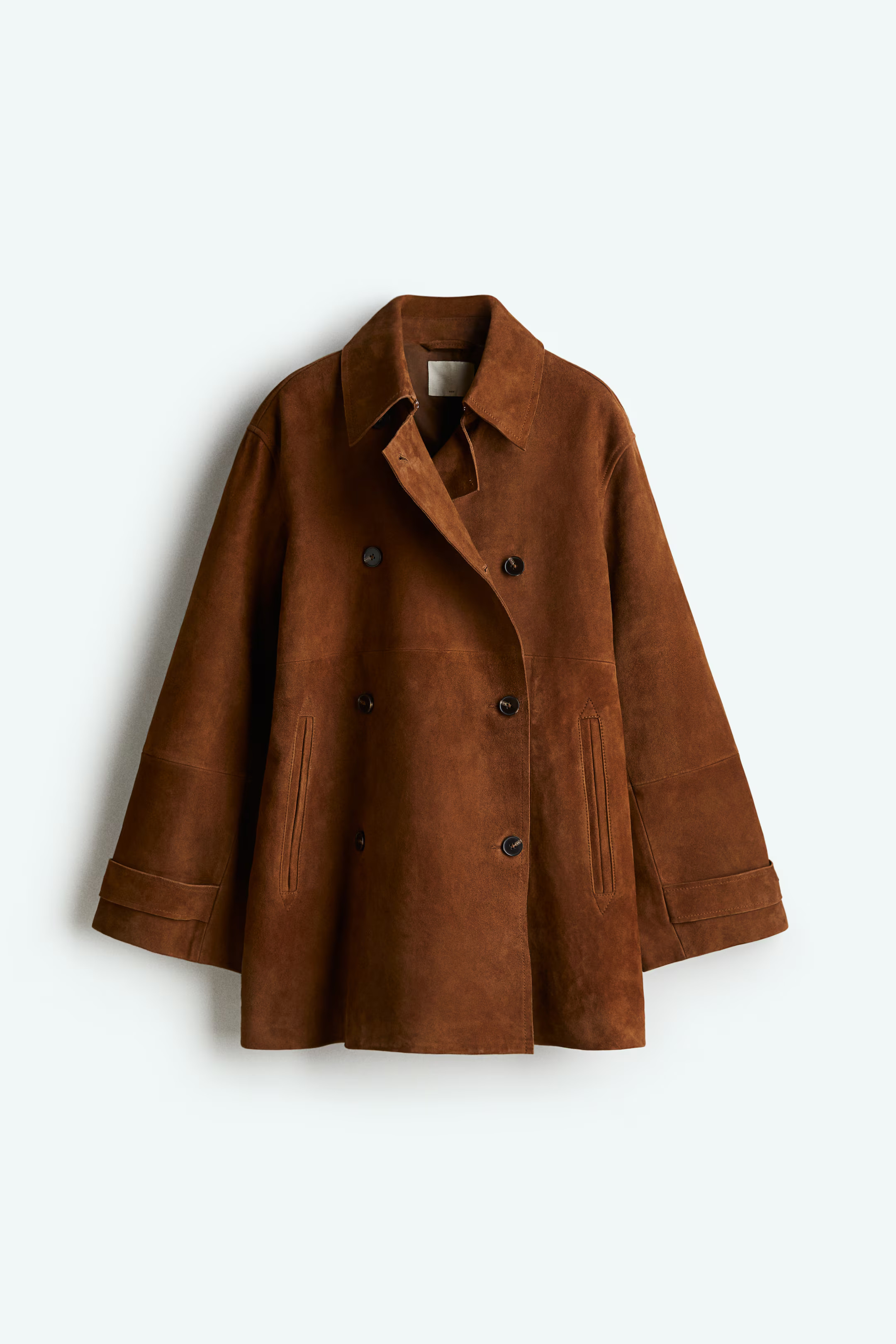 Double-breasted suede jacket | H&M (UK, MY, IN, SG, PH, TW, HK)