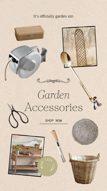 Garden accessories!! The hose reel and lance are my tried and true favorites!! Also realllyyyyy want this potting bench 🥲 