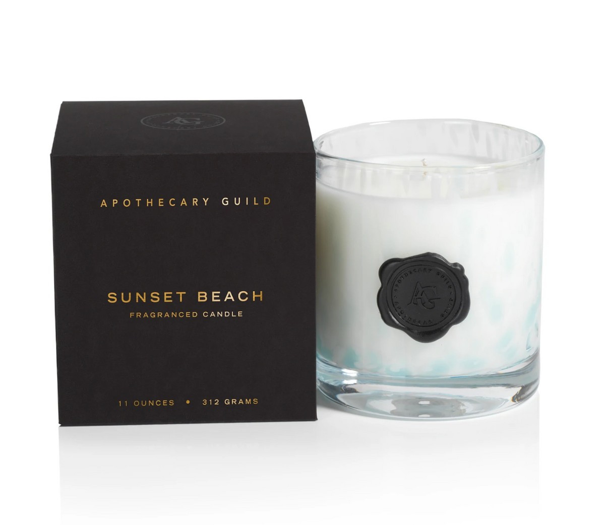 Sunset Beach Glass Candle | Megan Molten