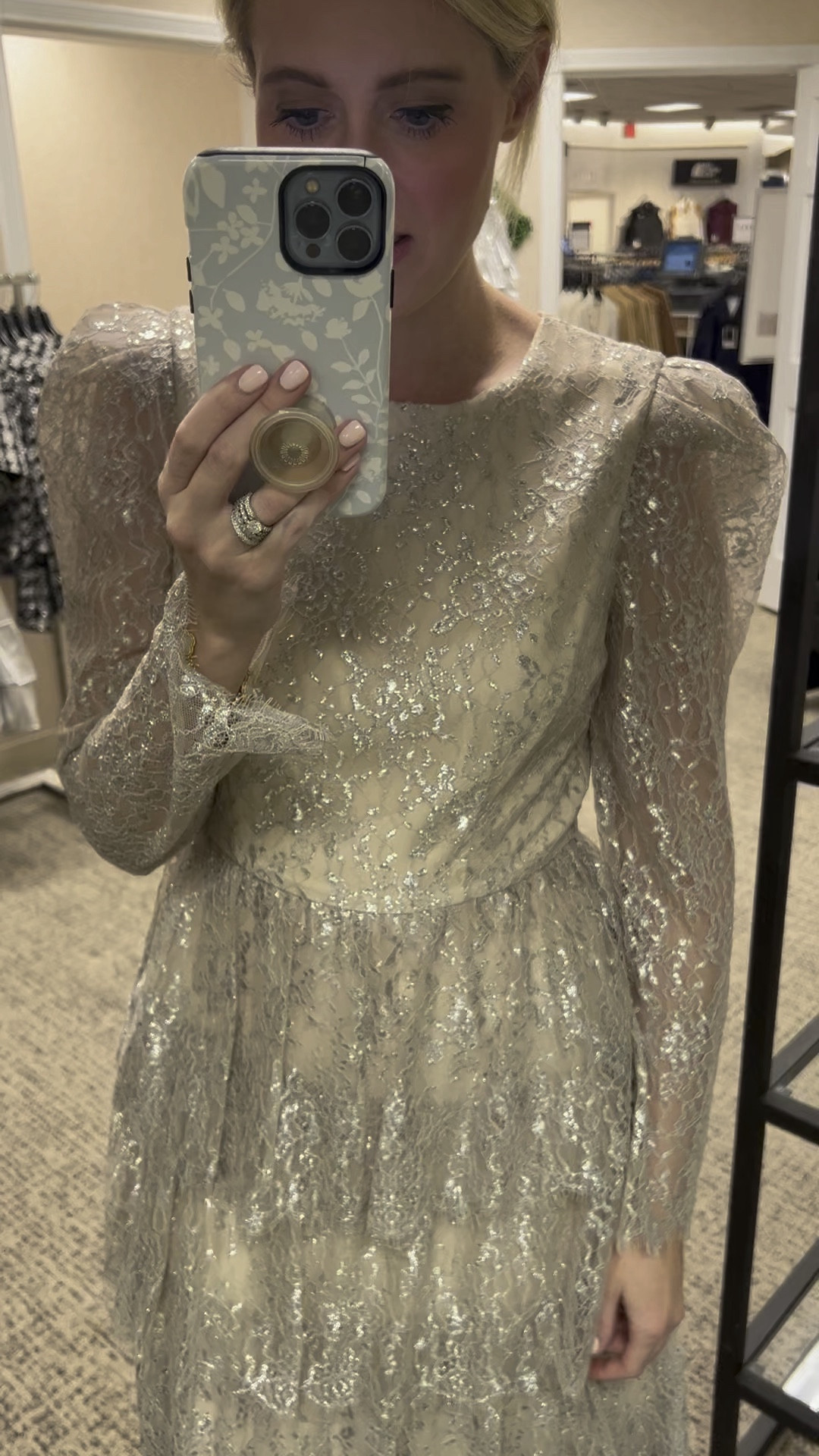 Born on Fifth x Dillard’s Collection launching Monday October 23 at 10 am! 
 
I’m 5’9 135 lbs and normally wear a size 6 medium. 

Metallic Dress - wearing my normal size 6! 

Grandmillennial, holiday outfit, holiday, holiday skirt, black velvet jacket, Christmas outfit, new years outfit SaleSale

#LTKparties #LTKHolidaySale #LTKHoliday