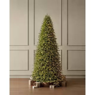 9 ft. Grand Duchess Twinkling Balsam Fir LED Pre-Lit Artificial Christmas Tree T28 | The Home Depot