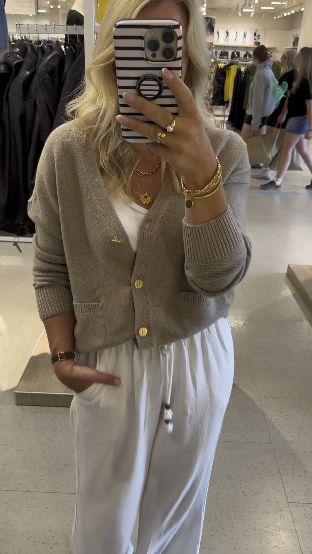 Perfect transitional cardigan, comes in 3 colours. 
I’m wearing a uk small (and I’m a size 8-10).
The trousers were in the sale from Zara (and I can’t link Zara on here but if you head over to my YouTube channel ‘Melissa Murrell Personal Styling’ you’ll see the Zara ones linked there). 
Style tip - wear slouchy rather than tight. 

#LTKeurope #LTKuk #LTKsummer