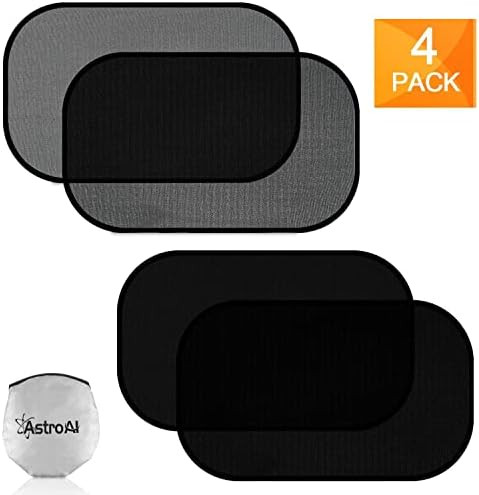 AstroAI Car Window Shade, Car Sun Shade, Car Window Shade Baby- (2 Transparent and 2 Semi-Transpa... | Amazon (CA)