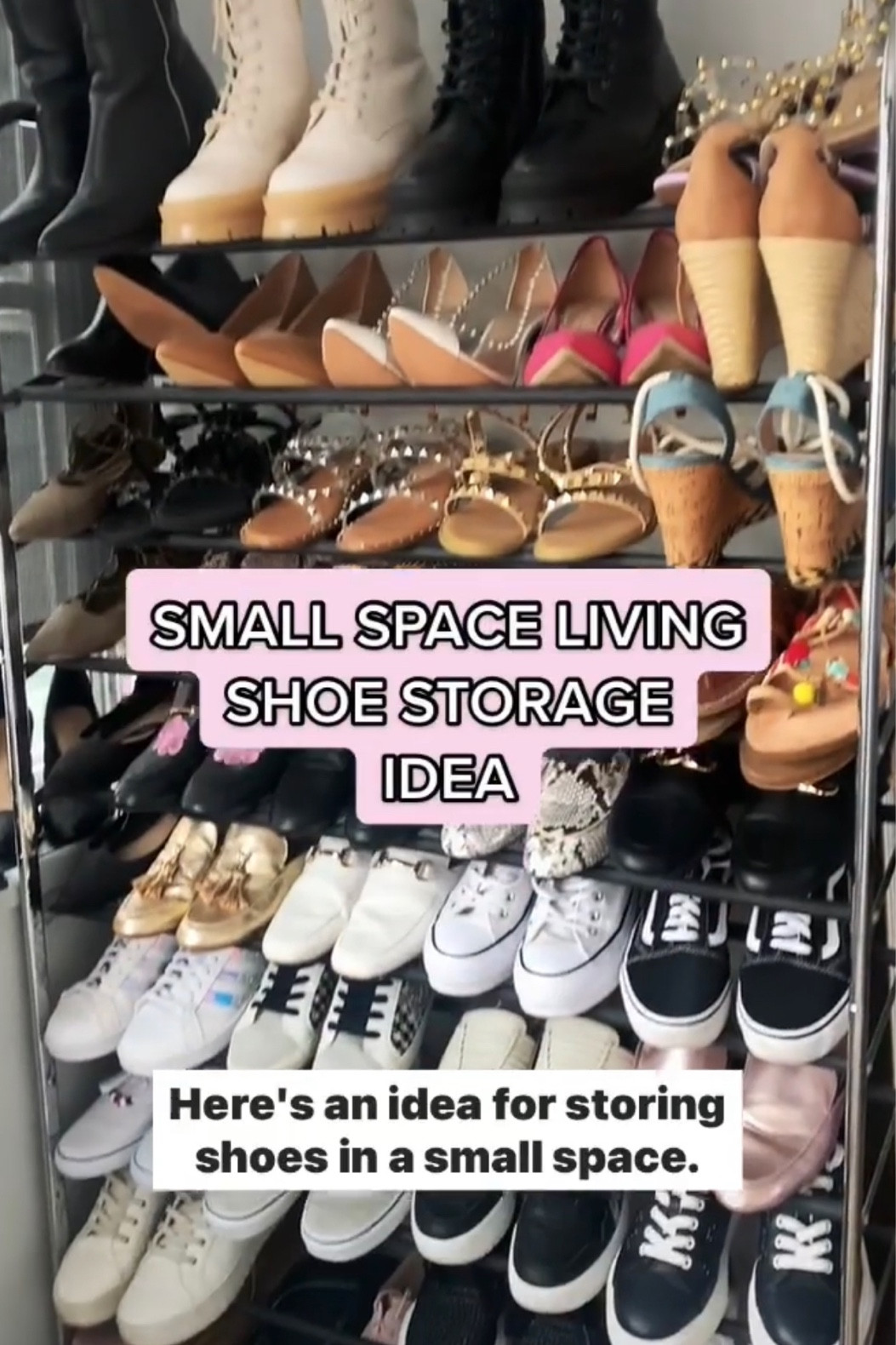 Shoe storage for a small space 

#LTKunder50 #LTKhome