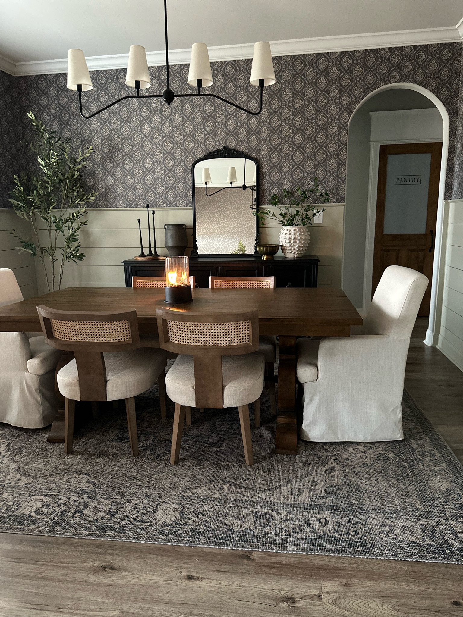 Dining room makeover 
Wallpaper 

#LTKU #LTKSaleAlert #LTKHome