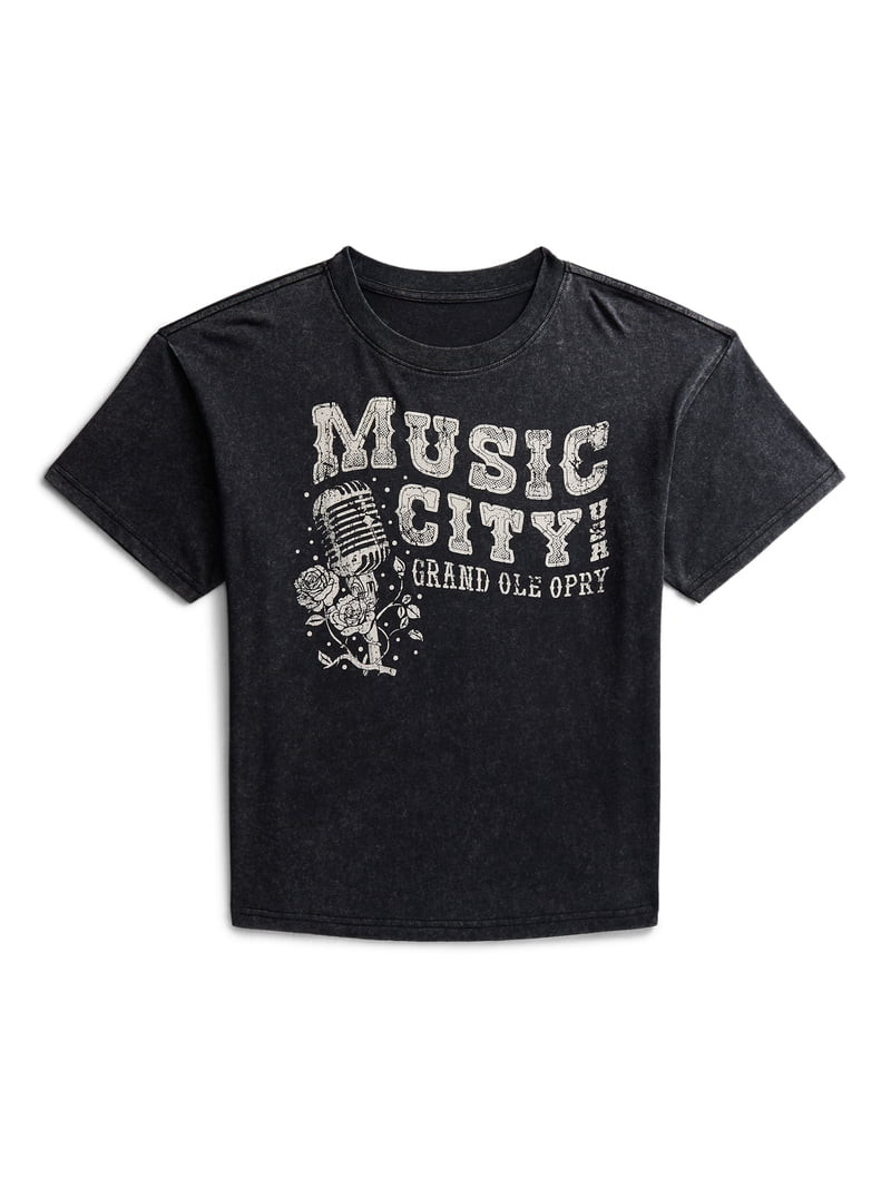 Weekend Academy Girls Graphic Tee with Short Sleeves, Sizes 4-18 | Walmart (US)