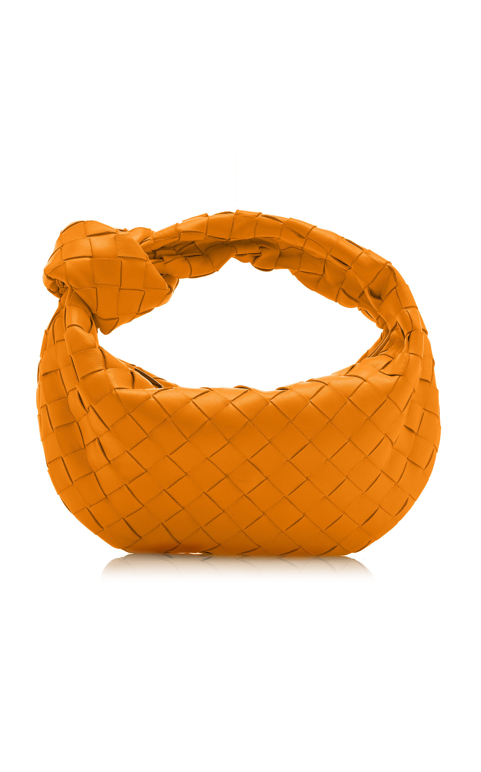 Bottega Veneta - The Mini Jodie Leather Bag - Orange - OS - Moda Operandi | Moda Operandi (Global)