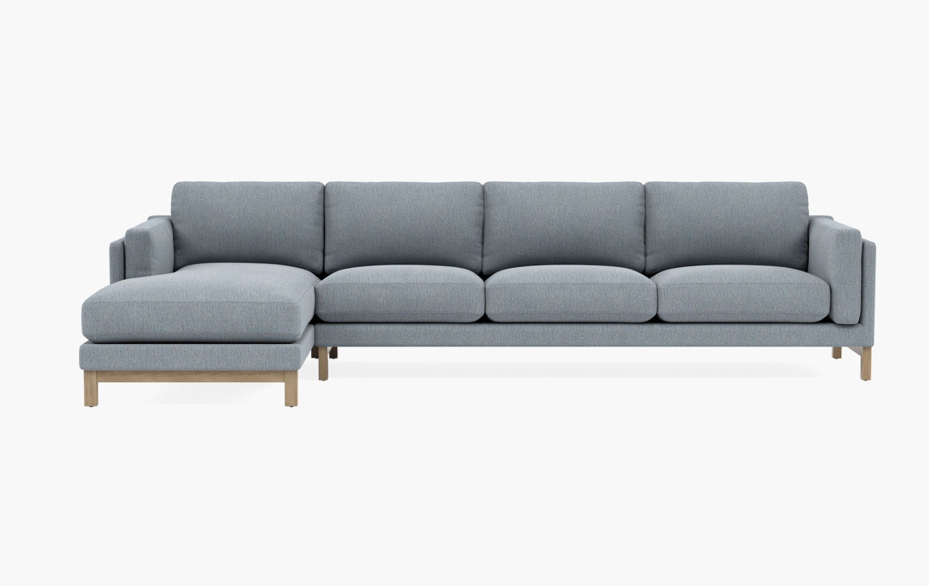 Gaby 3-Seat Sectional with  Bumper | Interior Define