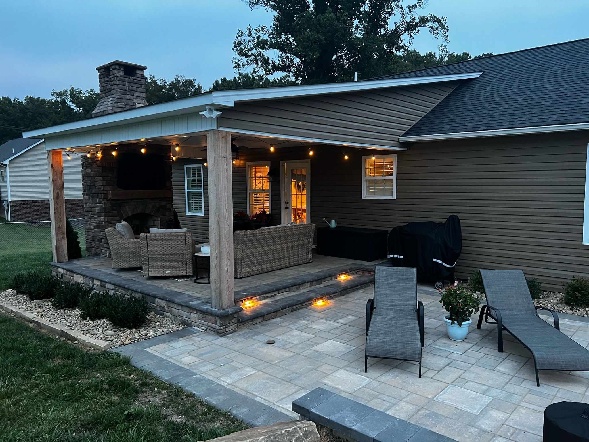 Added some string lights to the patio! You can control these from an app on your phone  

#LTKSeasonal #LTKhome #LTKFind