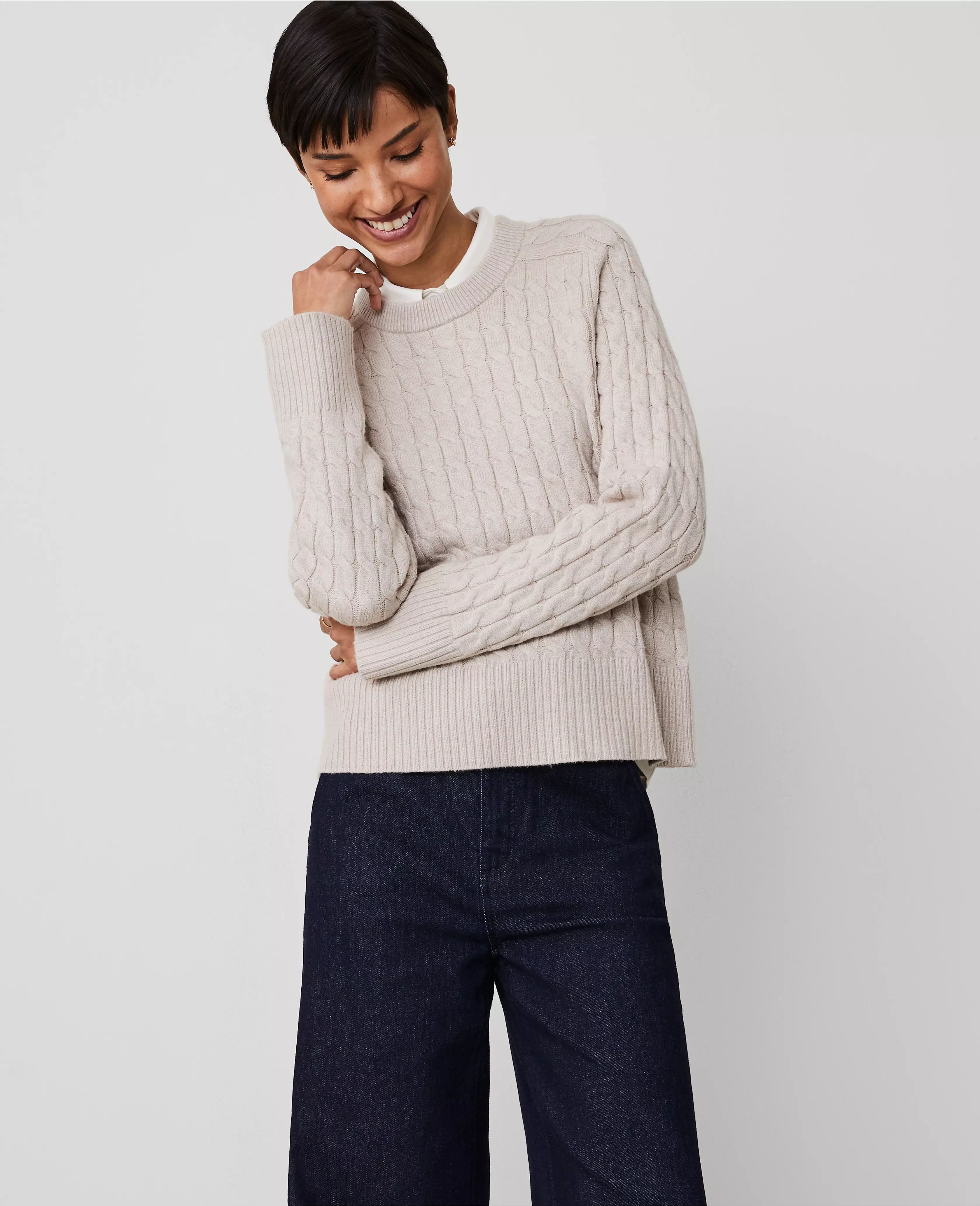 Cable Sweater | Ann Taylor (US)