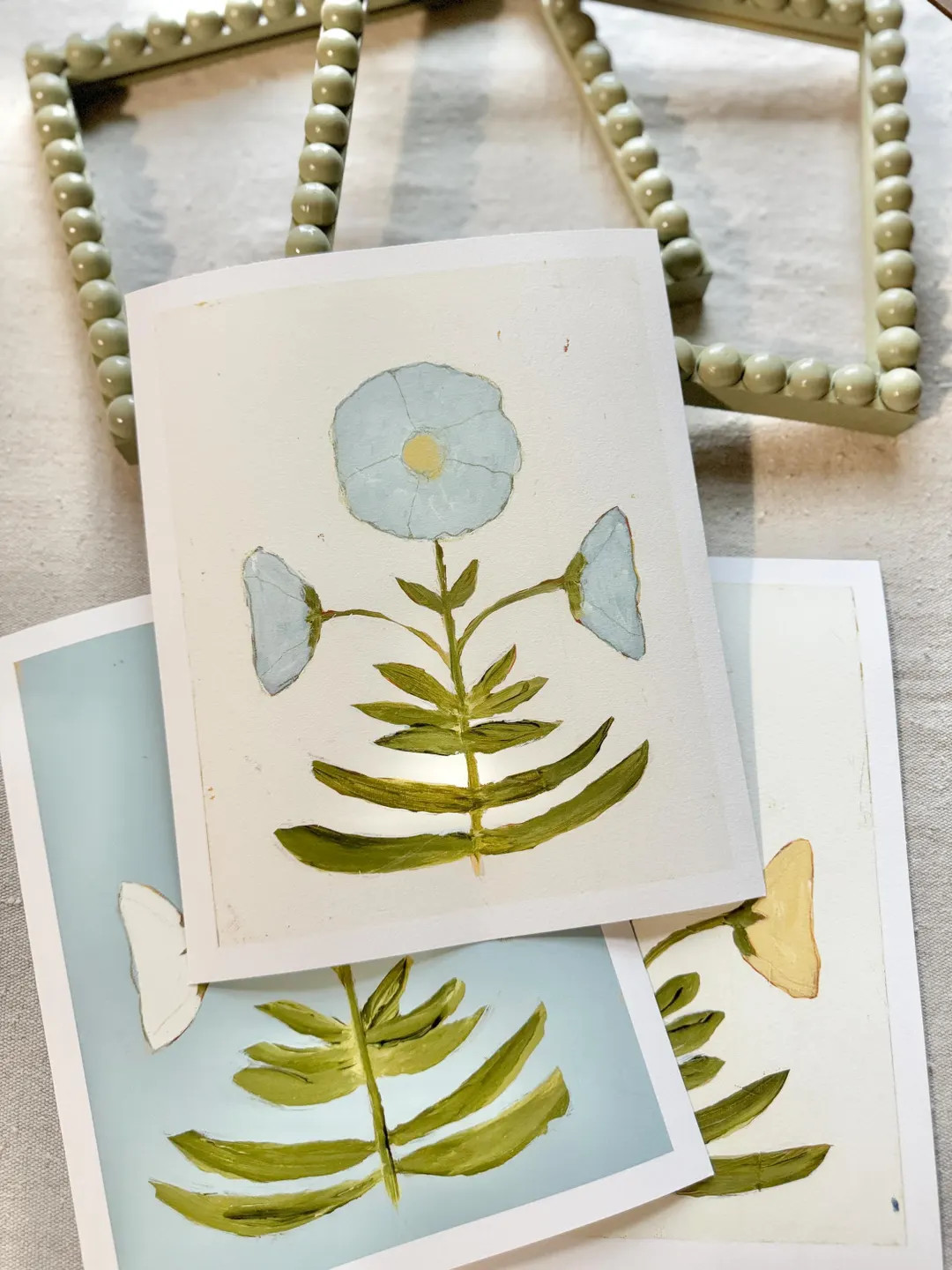 Jaipur Botanical in Cornflower - Etsy | Etsy (US)