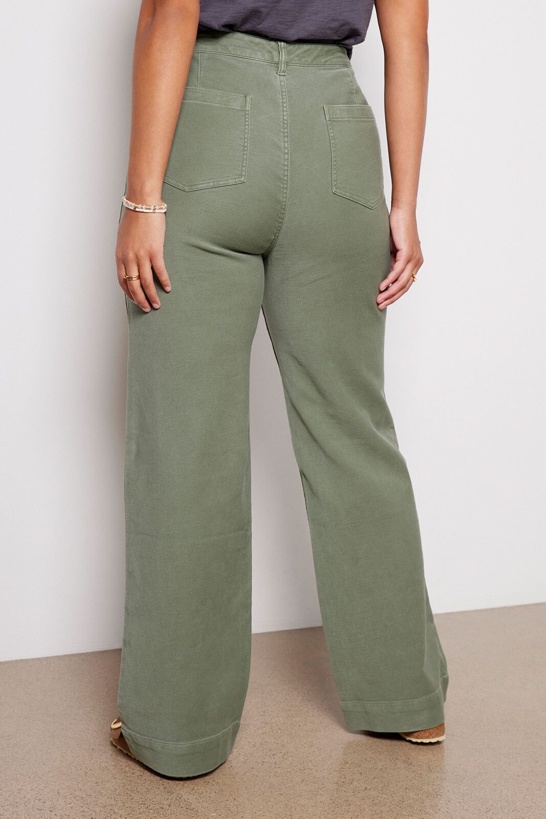 Stretch Terry Wide Leg Pant | EVEREVE