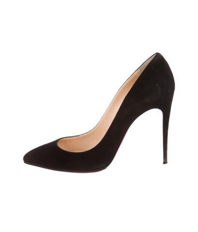 Christian Louboutin Pigalle Follies Suede Pumps Black Christian Louboutin Pigalle Follies Suede Pumps | The RealReal