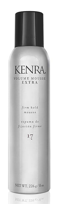 Kenra Volume Mousse Extra 17 | Firm Hold Mousse | Alcohol Free | Non-drying, Non-flaking Lightwei... | Amazon (US)