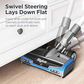eureka Stylus Lightweight Cordless Vacuum Cleaner, 350W Powerful BLDC Motor for Multi-Flooring De... | Amazon (US)