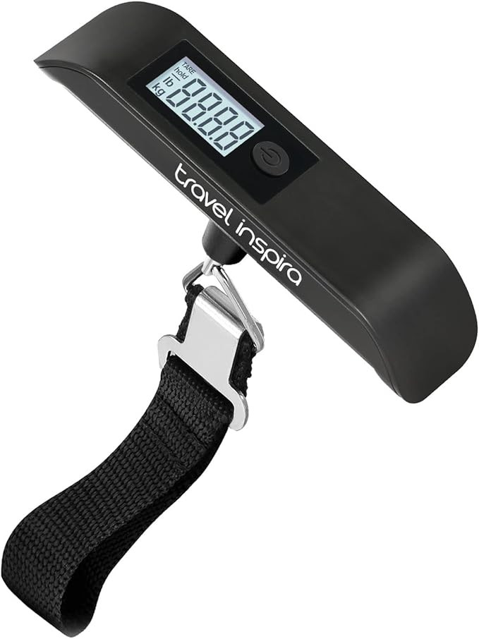 travel inspira Luggage Scale, Portable Digital Hanging Baggage Scale for Travel, Suitcase Weight ... | Amazon (US)