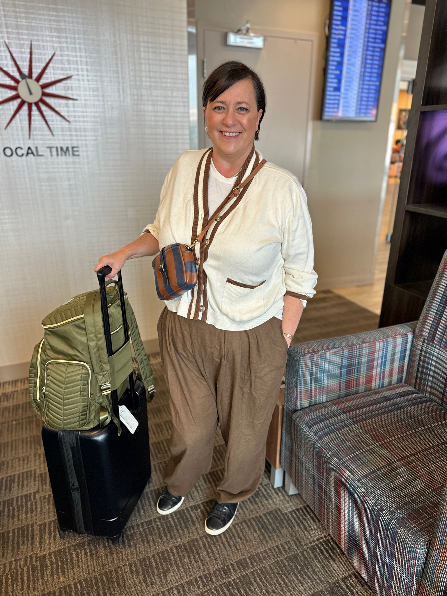 I have a travel uniform. This is the warm weather version. 
Lovely suitcase and backpack. I do not check my bag, come hell or high water!

#LTKTravel #LTKItBag #LTKShoeCrush