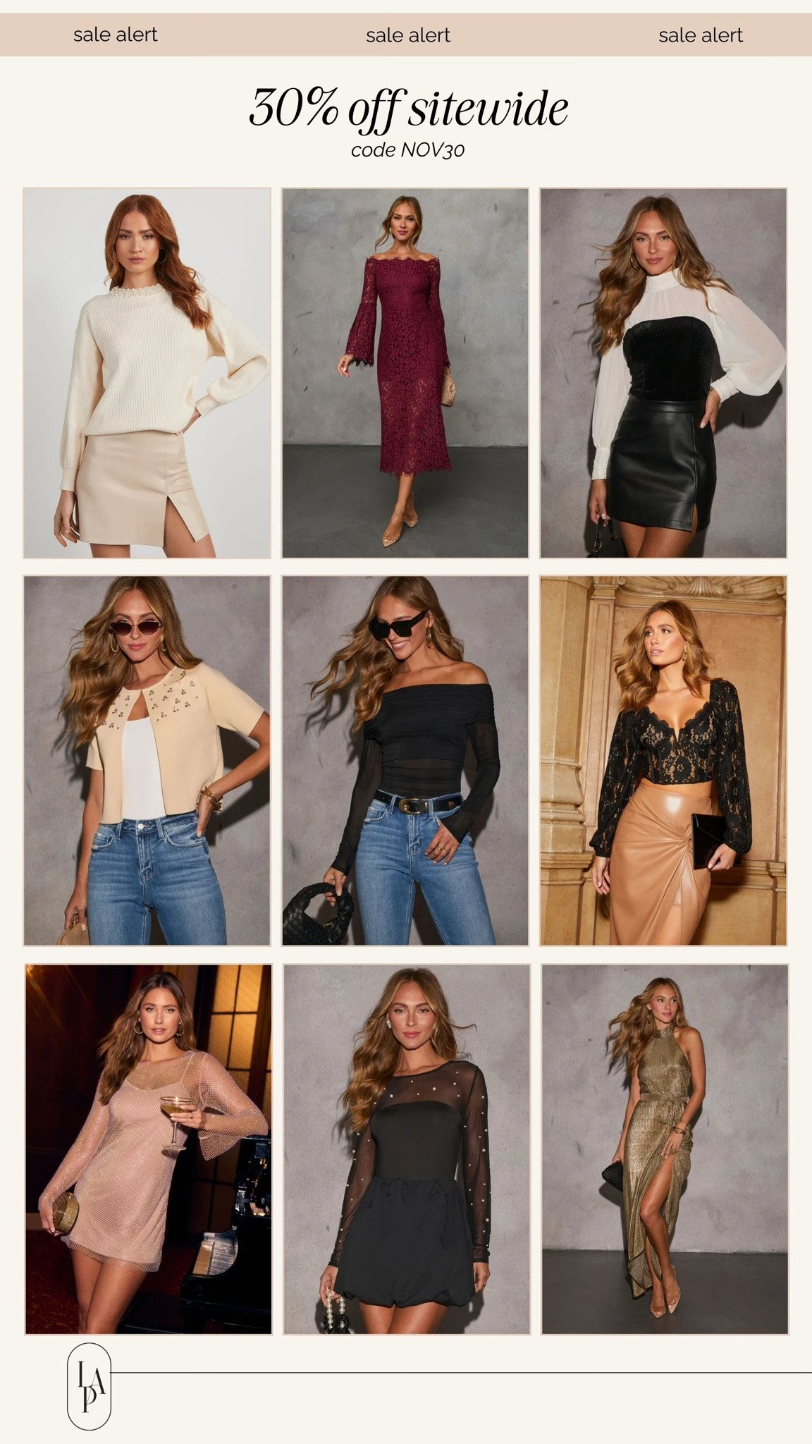 30% off site wide! Code NOV30

#LTKSaleAlert #LTKFindsUnder100 #LTKStyleTip